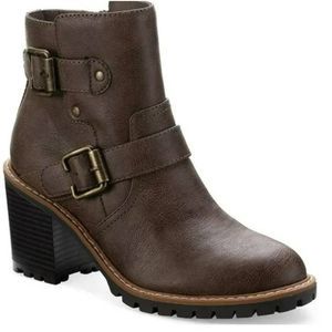 SUN + Stone Evellyn Booties Taupe (Size 9)